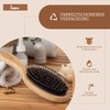 Lampox® Bamboo Hair Brush with Boar Bristles Head Massage Hair