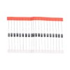 HUABAN 50PCS RL207 Rectifier Diode 2A 1000V DO-15 (DO-204AC) Axial