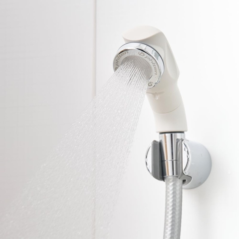 Phiten Shower Head, Microbubble, Water Saving, Easy Installation, Compatible with