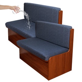 CRFATOP Printed RV Dinette Cushion Covers Set of 2 Soft Camper Seat Slipcover Stretch Sofa Loveseat Chair Cover Futon Protector for RV Camper Car Bench 2 Backrest Cover & 2 Bench Cover,B26