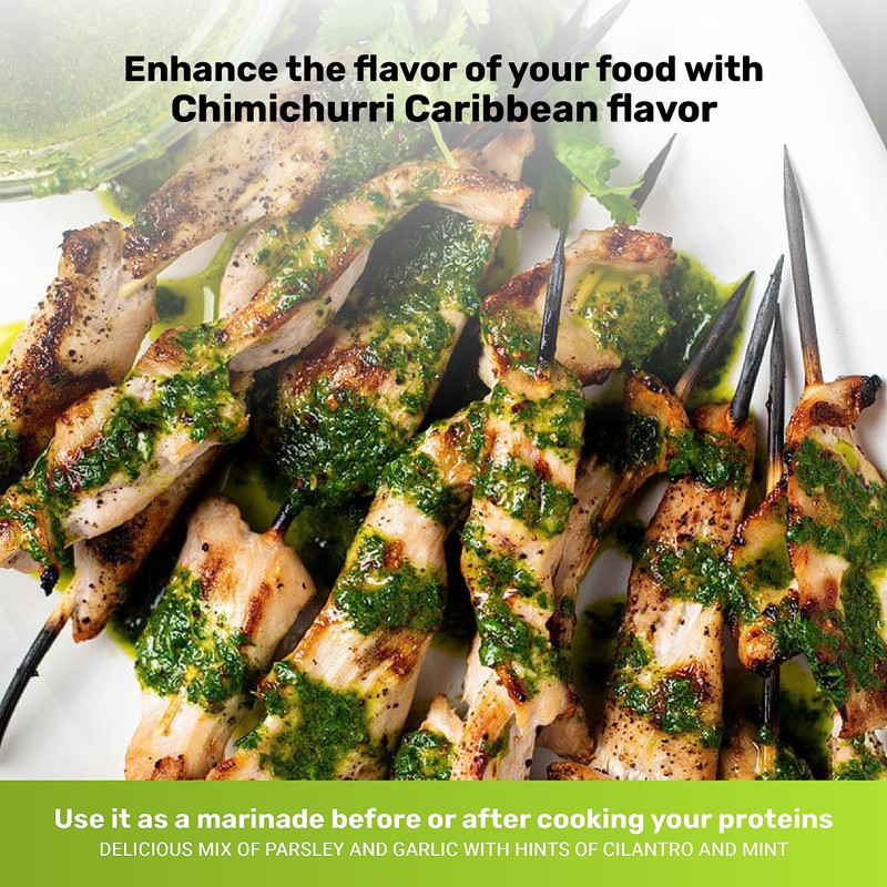 Gaucho Ranch Caribbean Steak Sauce | Gourmet Chimichurri Adobo with