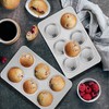 Homikit 2 Pack Muffin Pan, Stainless Steel Cupcake Baking Tin