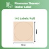 Phomemo M110 M120 M200 M220 M221 Label Maker Round Circle