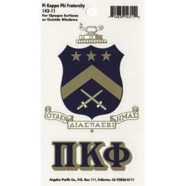 Pi Kappa Phi Fraternity Crest Sticker