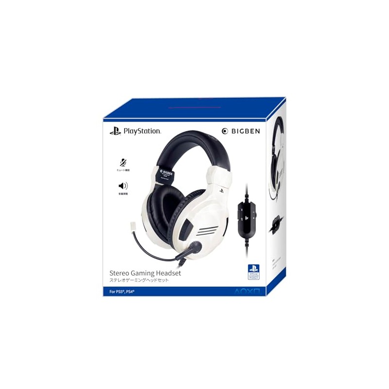 ステレオゲーミングヘッドセット (ホワイト) (HEADSETV3WHITEJP)