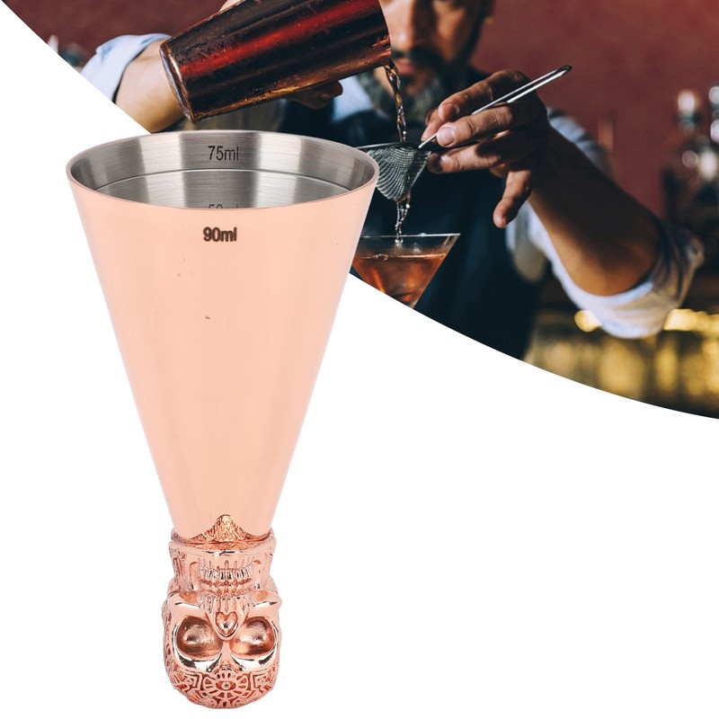 Stainless Steel Jigger Japanese Style Bar Bartending Measuring Ounce Cup