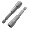 Cjueiom 2pcs 1/4" Quick-Change Hexagon Socket, 8mm Metric Nut Drivers