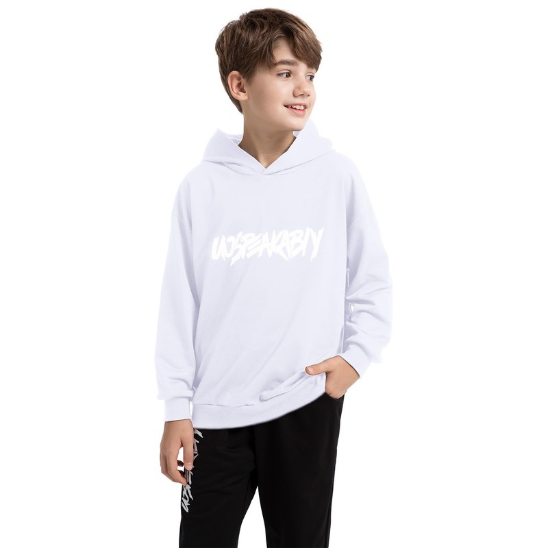 amropi Boy's Tracksuit Pullover Hoodie Jogging Pants Set 2 Pieces