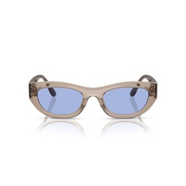 Vogue Eyewear Women's VO5616S Cat Eye Sunglasses, Transparent Light Brown/Blue, 51 mm