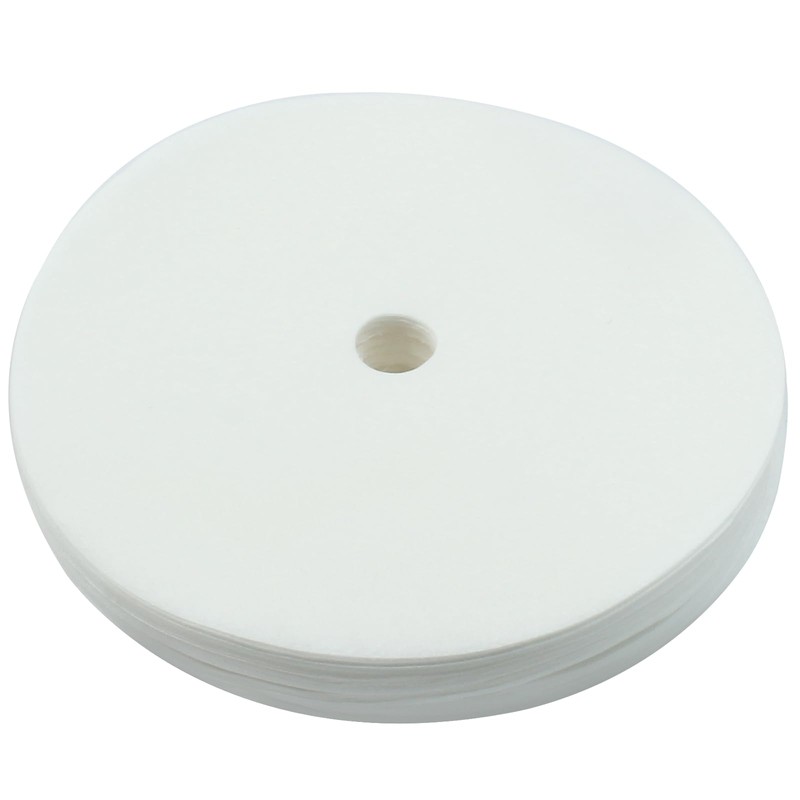 Rierdge 200 pcs White Round Coffee Filters, 3.75” Disposable Unbleached