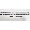 Grand Cherokee 4pcs Matte Black Side Door Rear Limited L