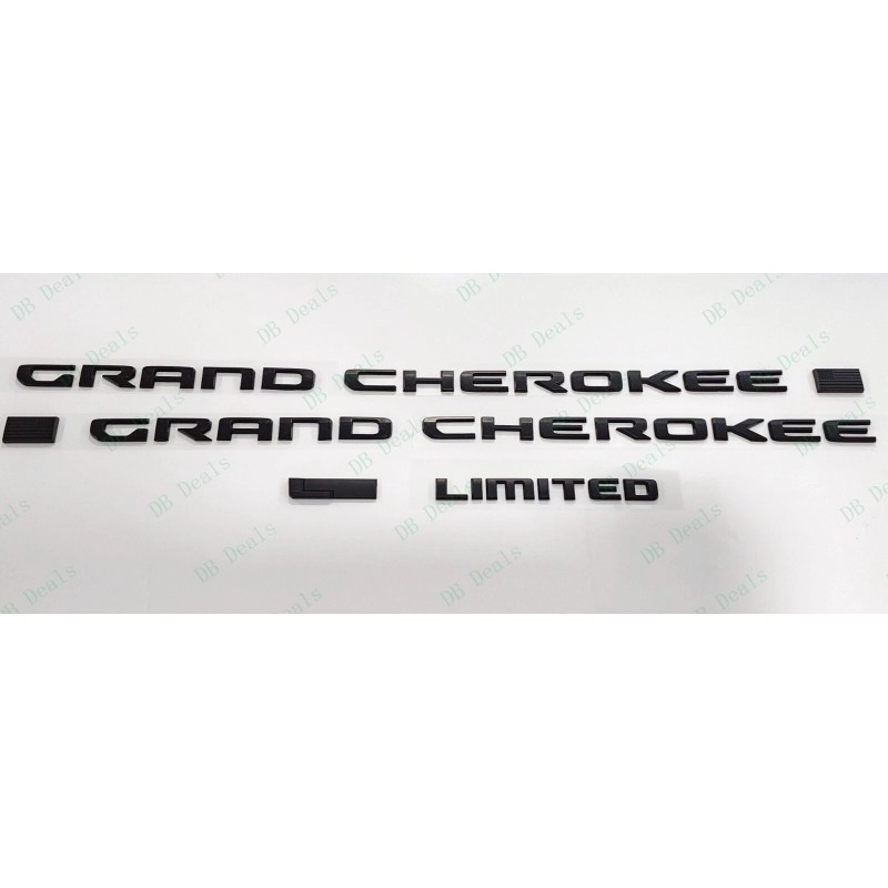 Grand Cherokee 4pcs Matte Black Side Door Rear Limited L