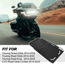 PSLER Touring Skid Plate - Lower Engine Base Chassis Guard for CVO Road Glide Road King Street Glide Limited 2014-2025Motorcycle Skid Plate Aluminium