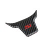 AJLOTMO Carbon Fiber Interior Steering Wheel Cover Panel Frame Trim
