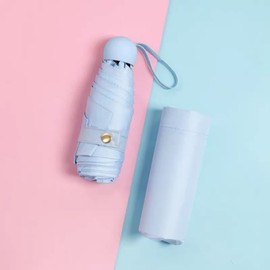 Parasol, Compact, 6.7 inches (17 cm), Women's, Ultra Lightweight, 8.2 oz (235 g), UV Protection, Light Shade, Convenient to Carry, UV Protection, High Strength Fiberglass, 6 Ribs, Sun Protection,