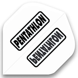 US Darts - 3 Sets (9 Flights) Pentathlon Standard White Dart Flights