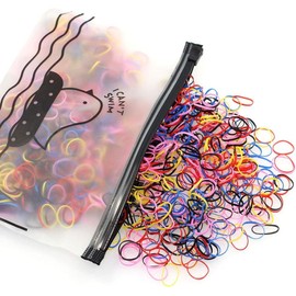 3000Pcs Baby Hair Ties, BetterJonny Multicolor Hair Rubber Bands Soft Thin Elastic Bands Tiny Stretchable Hair Bands Tiny Stretchable Rubber Bands