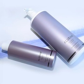 ALURAM Champú morado de agua de coco para mujeres, aumenta el brillo, elimina el latón, para todo tipo de cabello