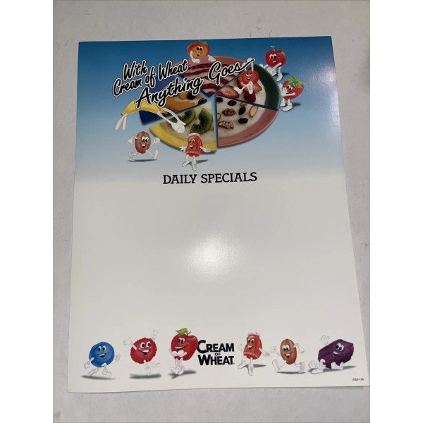 Cream of Wheat Unique Cream Of Wheat “With Cream Of