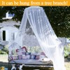 JISRKP Mosquito Net for Bed, White Mosquito Net Travel, Mosquito