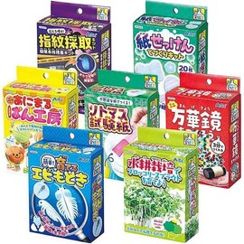 10668 10668 Set A Set of 7 Types for Easy Palm Size Experiments for a Week and Daily Use, Palm Laboratory, Science, Chemistry, Experiment Kit, Elementary School Students