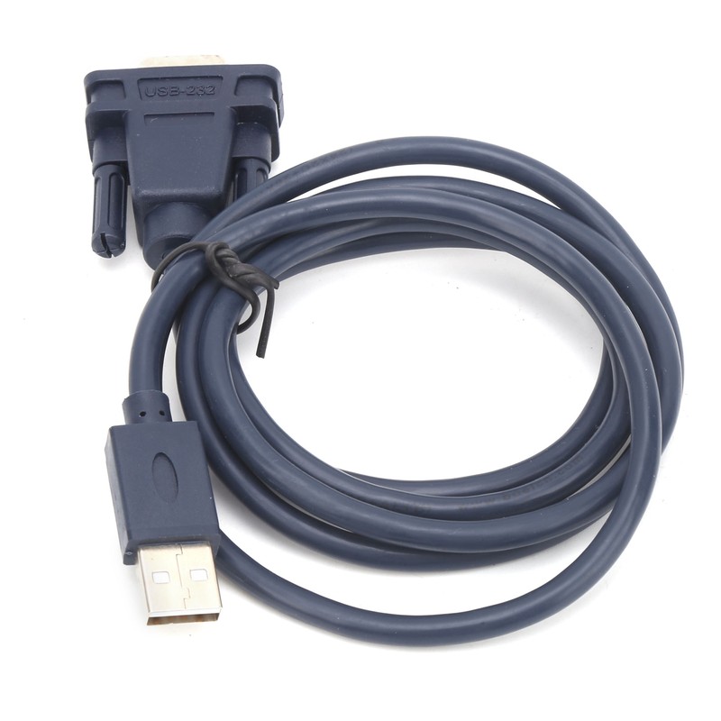USB to RS232 Serial Cable Black Industrial Grade 9Pin Computer