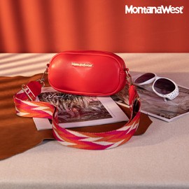 Montana West Cute Crossbody Bags for Women Mini Crossbody Purse with Guitar Strap MWC-086DRD