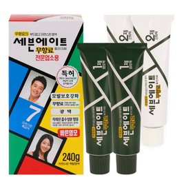 Seven Eight Unscented Color Cream Large Capacity 240g No. 7 Natural Black Brown / / 세븐에이트 무향료 칼라크림 대용량 240g 7호 자연스런흑갈색