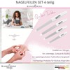 Sword Crown High Quality Nail File Set 4-Piece Sapphire Nail