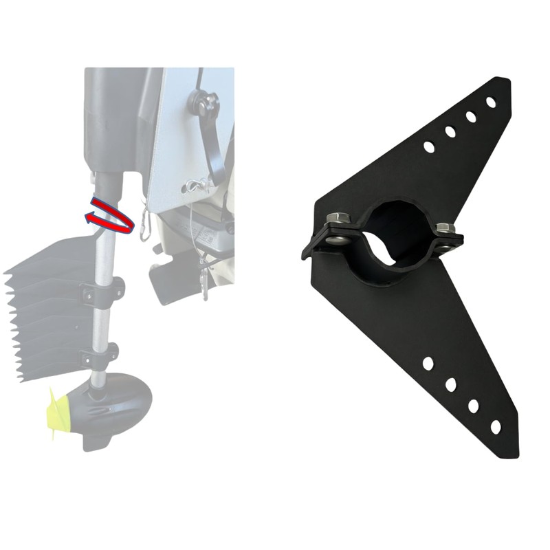 NyVoozy for NK-180s Marine Steering Triangle, Black Powder Coated Aluminum,