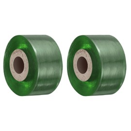 HARFINGTON 2pcs Fruit Tree Grafting Tape 3CM x 100M PVC Stretchable Garden Grafting Tool Plants Nursery Repair Tapes Self Adhesive Floristry Film for Floral Tree and Poly Budding Tape, Green