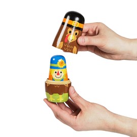 Fun Express Thanksgiving Nesting Dolls - 5 Piece