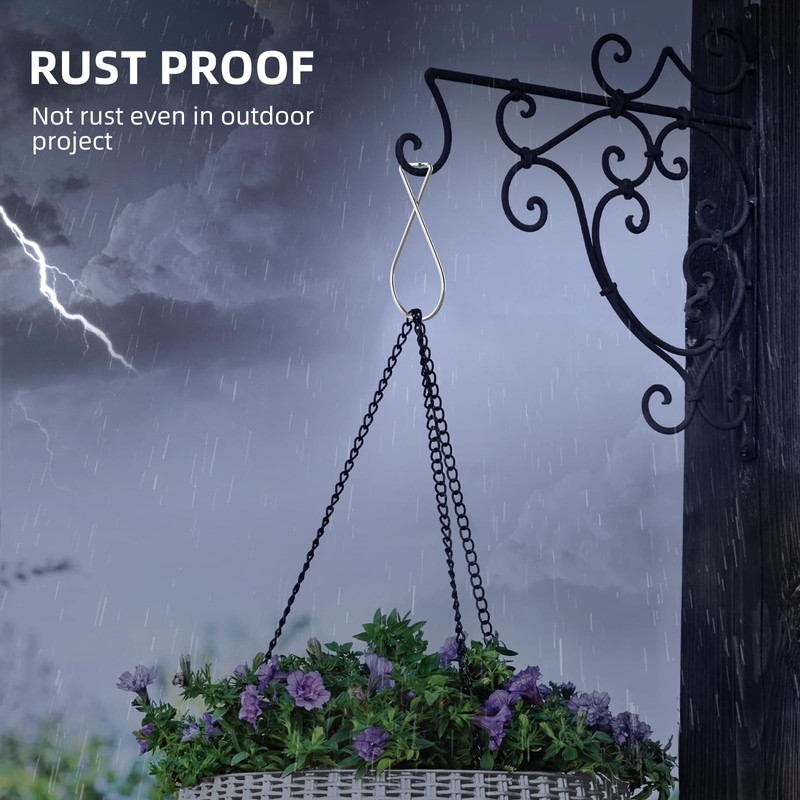 Ninoge 90 Pack Ceiling Hook Clips, Drop Ceiling Hooks, Grid