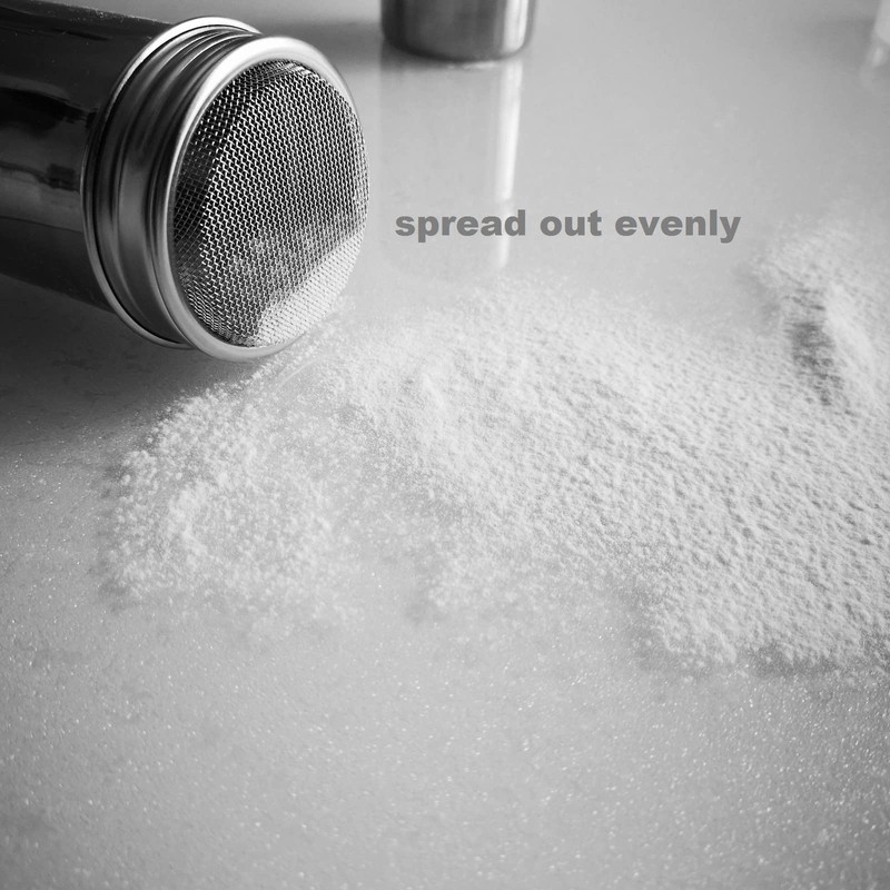 1 Pack Shaker Sifter Dispenser Duster Container Stainless Steel For
