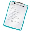Leitz 39710051 A4 Clipboard, Rigid Plastic, WOW Range, Ice Blue