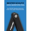 FISCHER 50385 Faltschloss inkl Halterung und 2 Sicherheitsschl√ºssel | schwarz