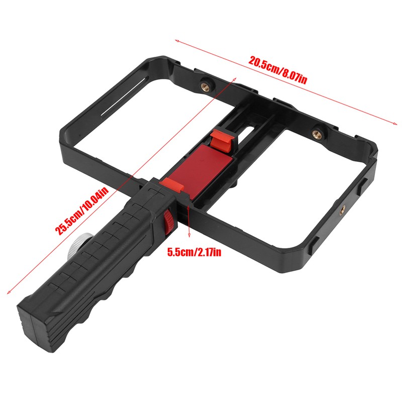 Universal Mobile Phone Handheld Cage Phone Stabilizer Live Shooting Follow