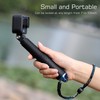GEPULY 7''-23''Waterproof Pole Selfie Stick Pocket Size Underwater Handle Grip