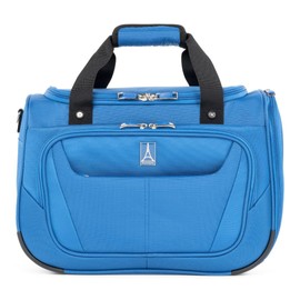 Travelpro Maxlite 5 Softside Lightweight Underseat Carry-On Travel Tote, Overnight Weekender Bag, Men and Women, Azure Blue, 18-Inch