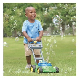 Play Day Push N Bubble Mower Toy with Realistic Sounds! & 4oz Bubble Solution