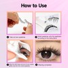 Magnetic False Eyelashes with Applicator, OIHCAZ 2 Pairs Magnetic Lashes