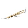VICASKY 2Pcs Stainless Steel Eyebrow Tweezers for Precision Grooming Lightweight