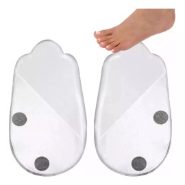 Veraly Plantillas Ortopédica Pronador Pierna Arqueada Silicon Pie F Color Transparente Tamaño De La Plantilla Unitalla