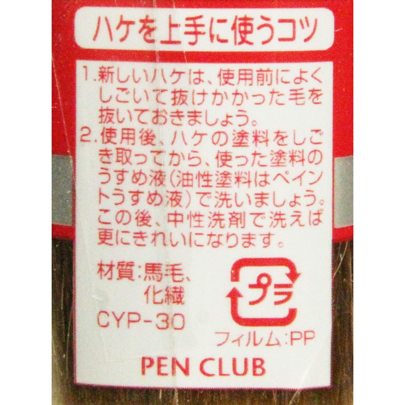 Asahipen CYP-30 Brush, For PC Advanced Oil-based Use, 1.2 inches
