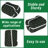 YSMN 1/2 in 100 FT Black Double Braided Rope Polyester
