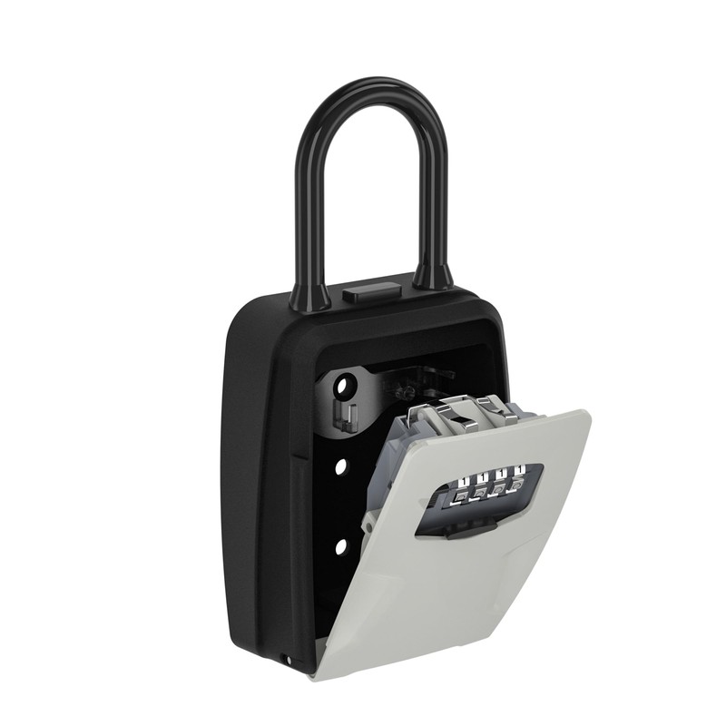 Portable Key Lock Box, Upgrade Clearly Visible Numbers, Lock Box