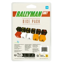 Synapses Games | Rallyman: Dirt - Dice Pack | Strategy Board Game Accessory | Race Cars with Dice | Includes 11 Custom Dice for 1 Player