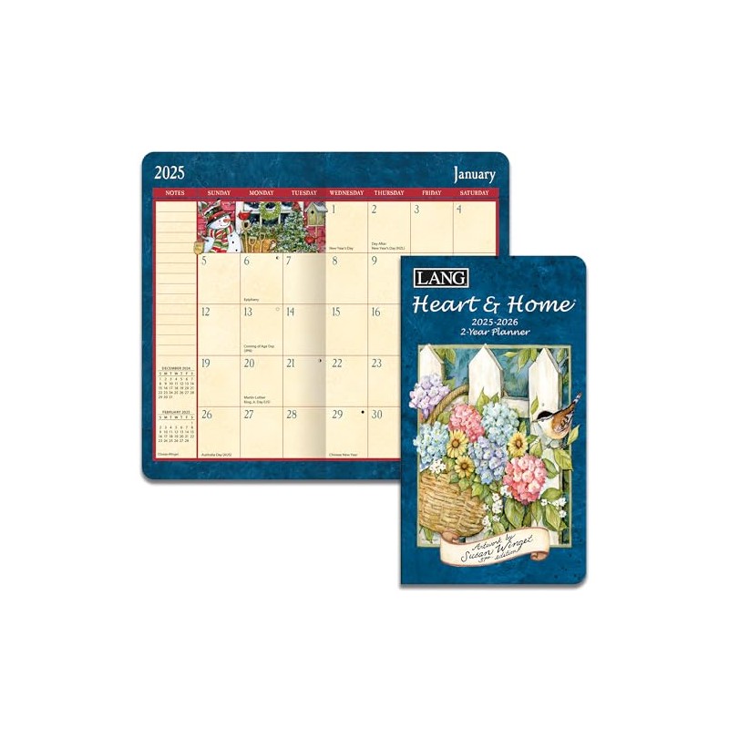 LANG Heart & Home® 2025 Two Year Planner (25991071072)