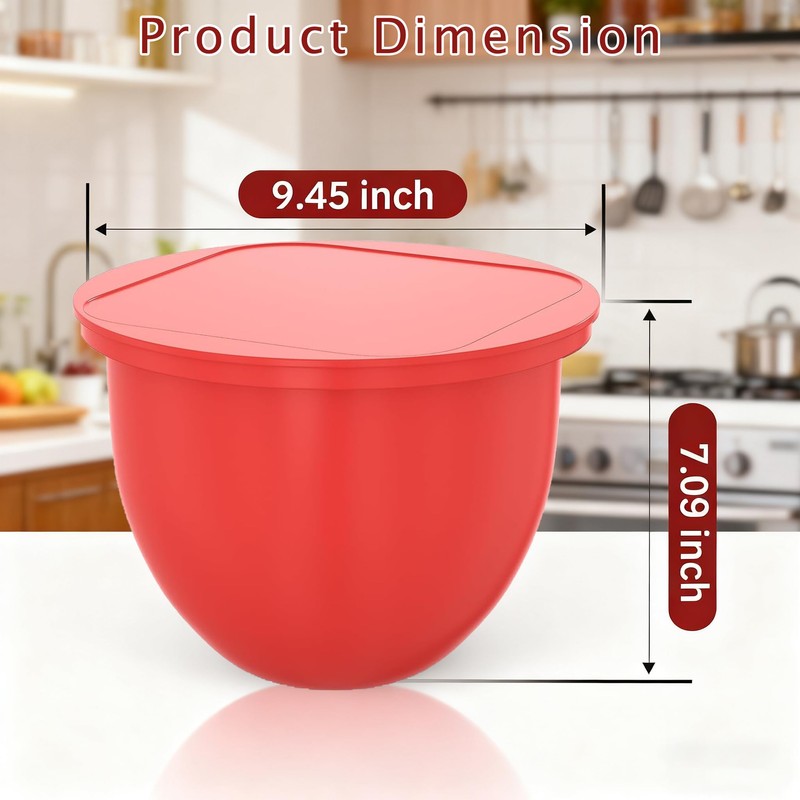 Topcover Silicone Bowl Liners for Kitchen,Silicone Liners Mixer for 5