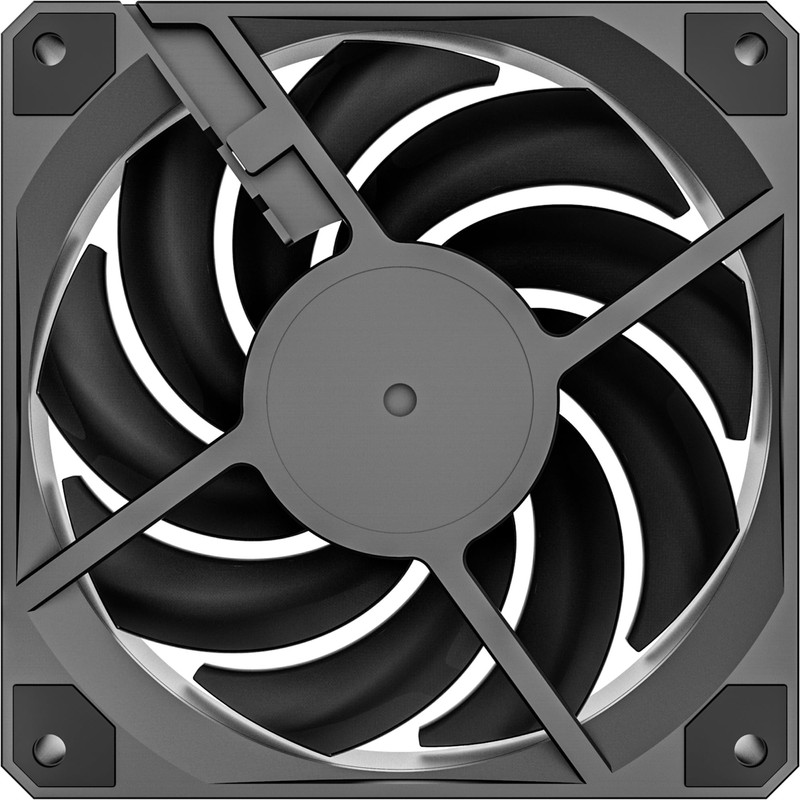 Montech Metal 120 PWM, High Performance Quiet Cooling Fan, 4-